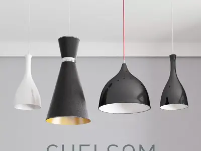 Chelsom pendants set 3D model