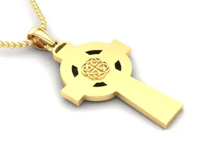 Light Gold Cross New Design  CP 15 3D print model