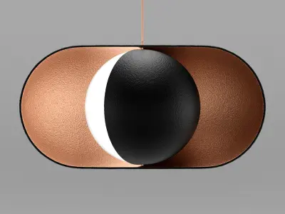 Moonlight Pendant Lamp Horizontal 3D model