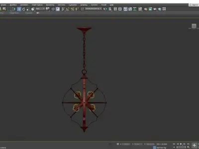 LAGUNA BEACH CHANDELIER Low-poly 3D model
