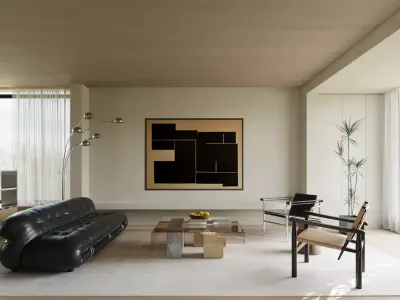 Apartment interior scenes       3D model