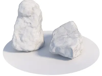 137 stone 3D model