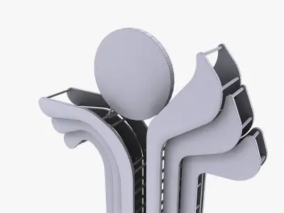 Moldova enter sign 3D model