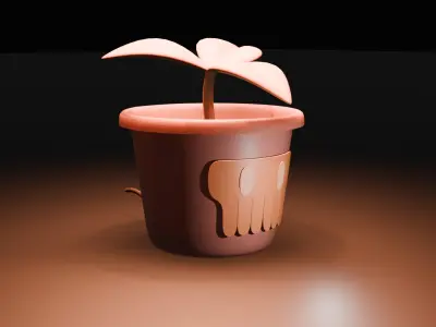 Glow Pot 3D model