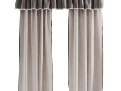 Curtain A7 3D model
