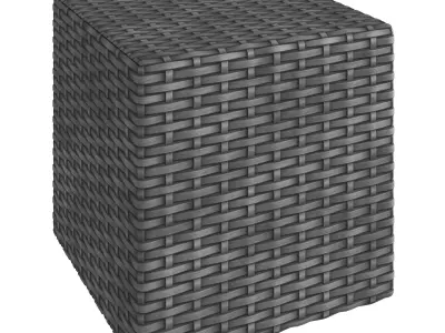 Gray Rattan Material Texture