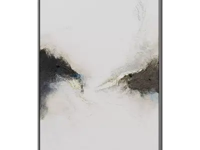 Abstract Painting Frame set 3D model 688