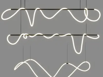 GLORIFY Aliexpress Pendant lights collection 202 Low-poly 3D model