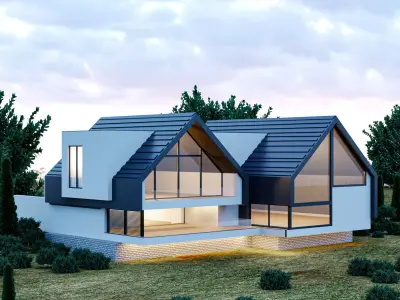 MODREN HOUS N3 3D model
