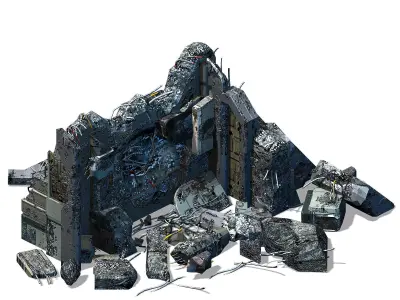 Space - Broken Wall 05 3D model