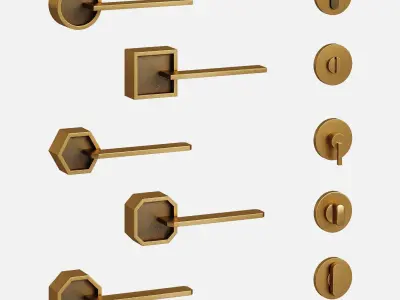 door handle 001 3D model