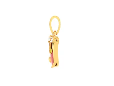 Kids Pendants 3dm STL OBJ FBX Renders Details 3D print model 2