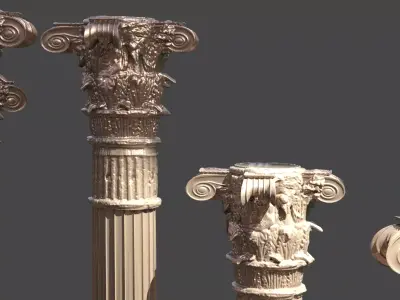 Medusa Pillar collection  3D model