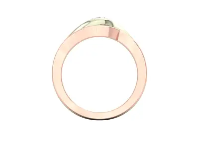 Women Ring  Render 3dm STL OBJ FBX Details 3D print model 32