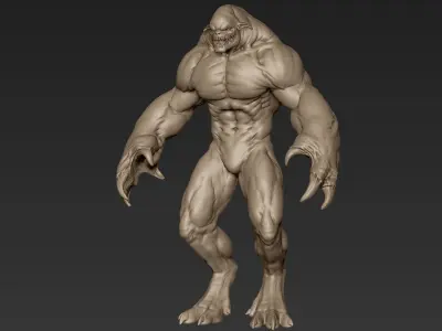 Chimera Creature 3D model
