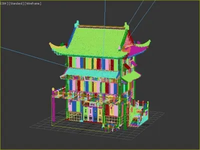 Ancient buildings Chinese Ancient buildings 3D model