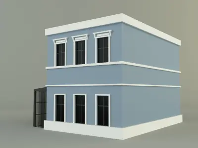 building 48 3D model 3D model