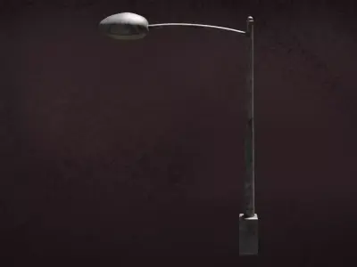 Lamp Street Light Post Series ModernUrbanLux LT1 N4 3D model