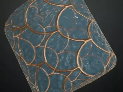 Glass Pattern PBR Seamless Texture