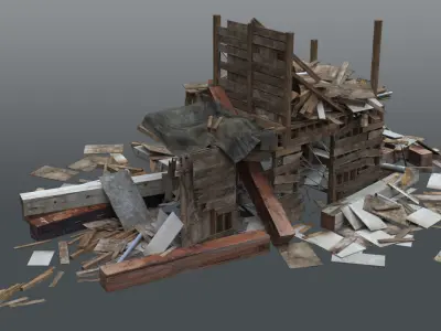 Building Debris 3D model