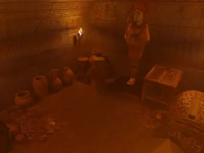 Nubian tomb 3D model