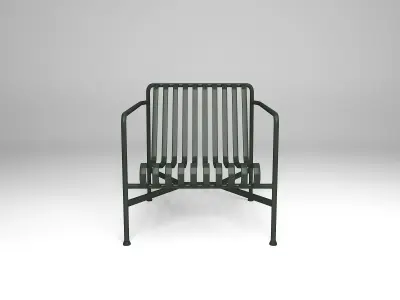 Palissade Lounge Chair Low 3D model