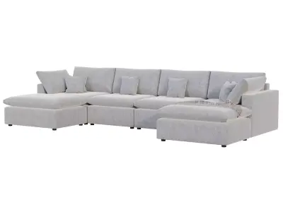 Modern corner sofa 3D model order