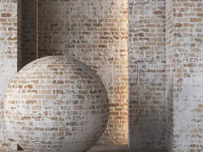 Rustic Brick Wall Texture 4K - Seamless Texture