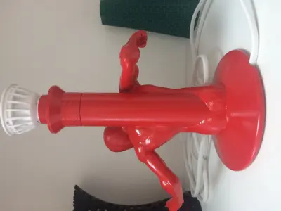 Lamp adapted to standard lampshades and LED GU-10 Free 3D model