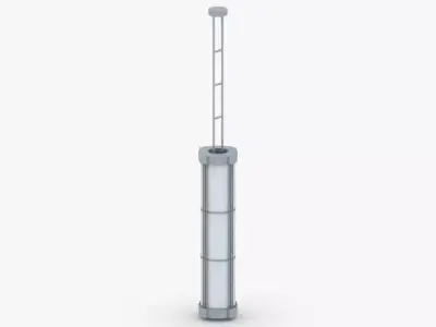 1499 - Hanging Lamp Low-poly 3D model