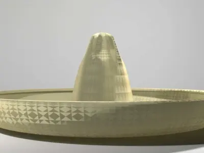 Hat - Sombrero 3D model