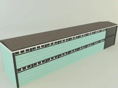 3d building 586 3D model
