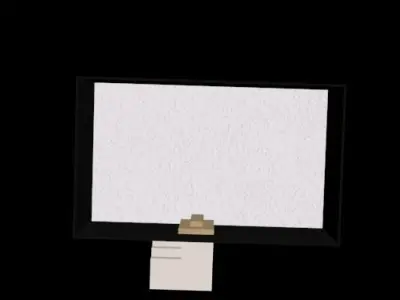 Small apartment exterior Low-poly 3D model