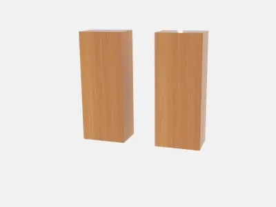 Home Seville 2 Door Wardrobe Low-poly 3D model