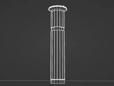 Futuristic City Building 13 Low-poly 3D model