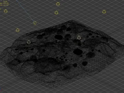 Crystal Palace - Moon Ground 01 3D model