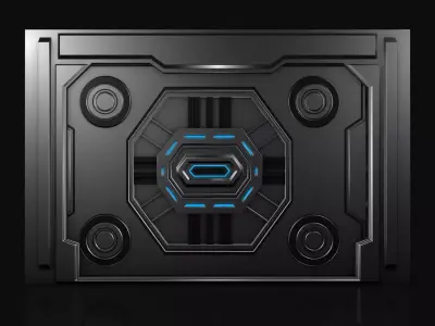Sci Fi Door 3D model