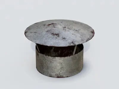 Roof Vent 24 Low-poly 3D model