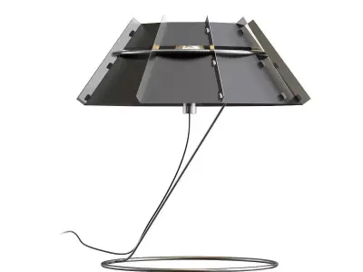 CHAPEAU table lamp with metal base 3D model