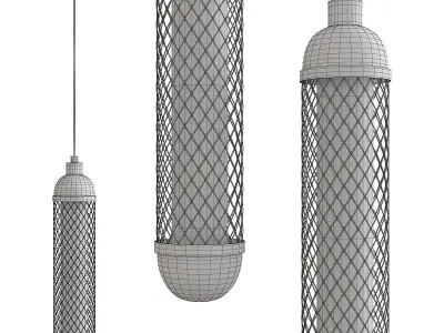 Hayes 1 Light Pendant Light Low-poly 3D model