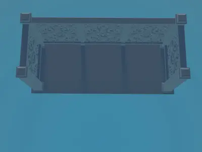 Railing - Balcony 3D print model