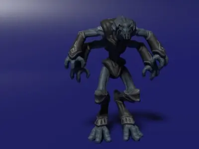 Ugo the Ugo humanoid Low-poly 3D model