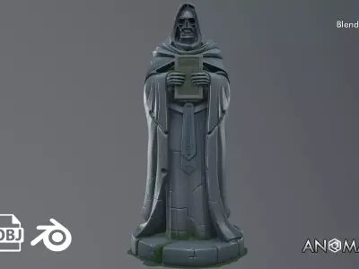 lich statue 3D model