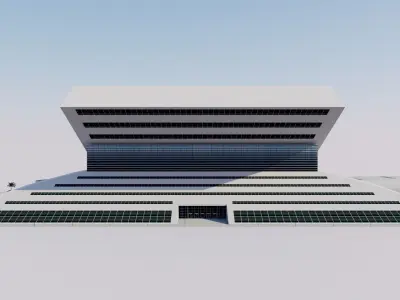 Mohammed Bin Rashid Library - Dubai - UAE 3D model