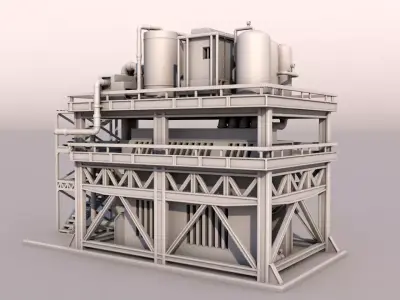 Small Factory 3D print model