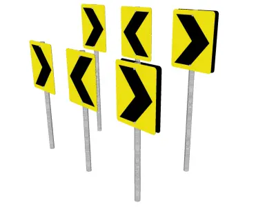 Chevron marker - Alignment marker plate 3D model