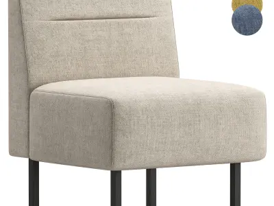 Armchair Sandge Textile 3D model