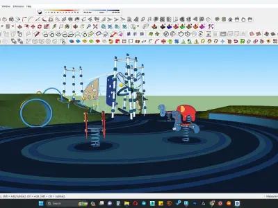 Playground 3d model  3D model