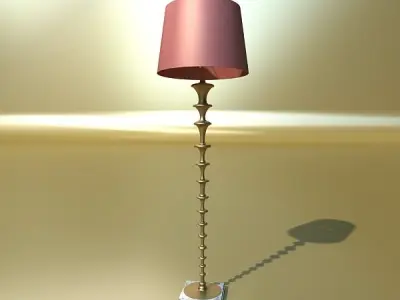 Modern Floor Lamp 08 Lunette 3D model