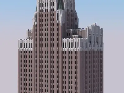 Baltimore Trust Building 3D print model